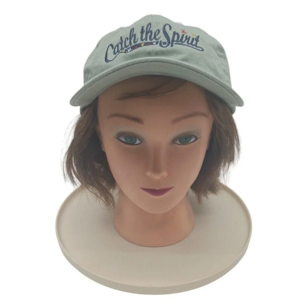 CATCH the SPIRIT Adult Adjustable Strap Back Golf Hat, Green, USGA Baseball Cap
